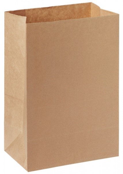 Duni Vienkartiniai maišeliai be rankenos,18x11x26,5cm, 5L, popieriniai, rudos sp., max +100°C, 500vnt.