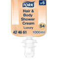 Dušo želė ir šampūnas Tork Luxury cream S4, 1000ml